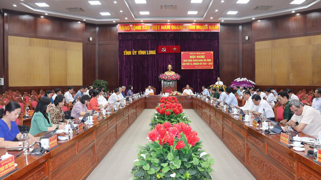 Vĩnh Long: Tổ chức Hội nghị Ban Chấp hành Đảng bộ tỉnh lần thứ 22, khóa XI