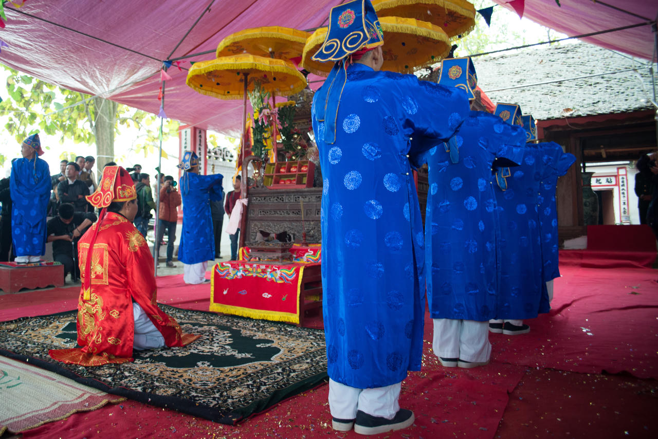 Độc đáo, sôi động lễ hội Phết Hiền Quan