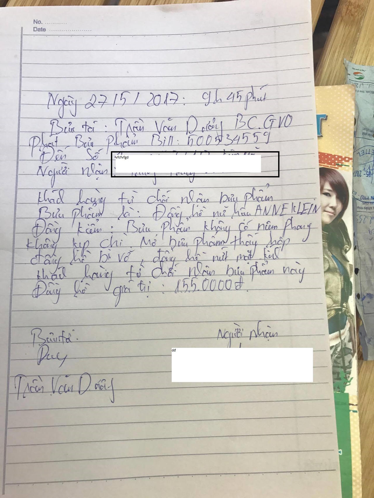 Dịch vụ CPN Viettel Post làm vỡ đồ của khách nhưng vô trách nhiệm?