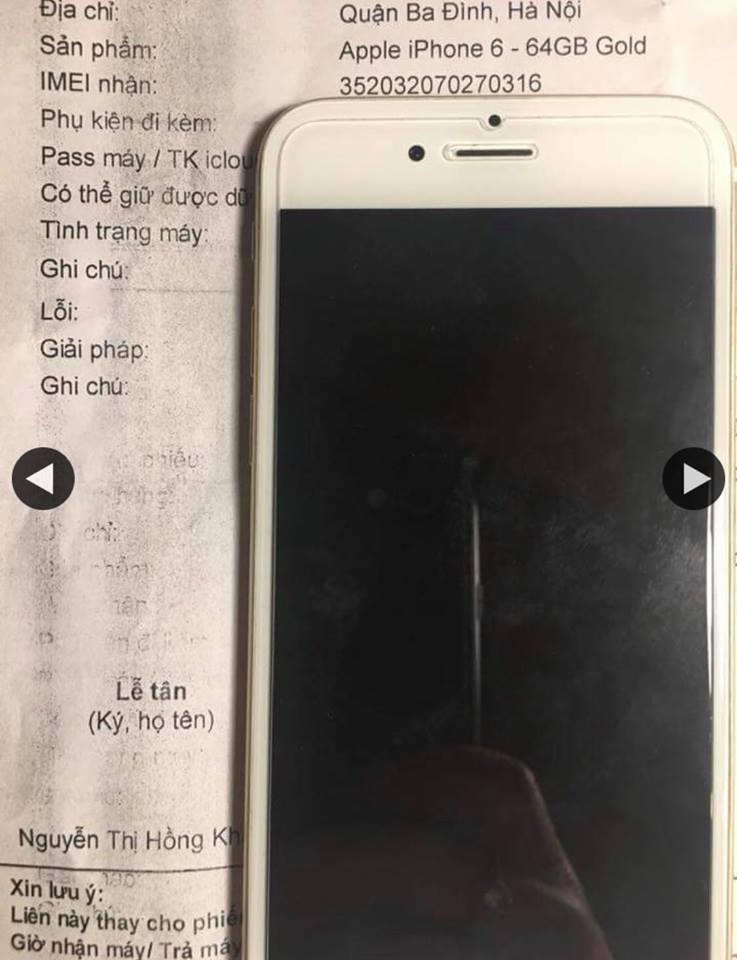 Khách hàng “tố” Nhật Cường Mobile đánh tráo ruột máy và dịch vụ sửa chữa kém