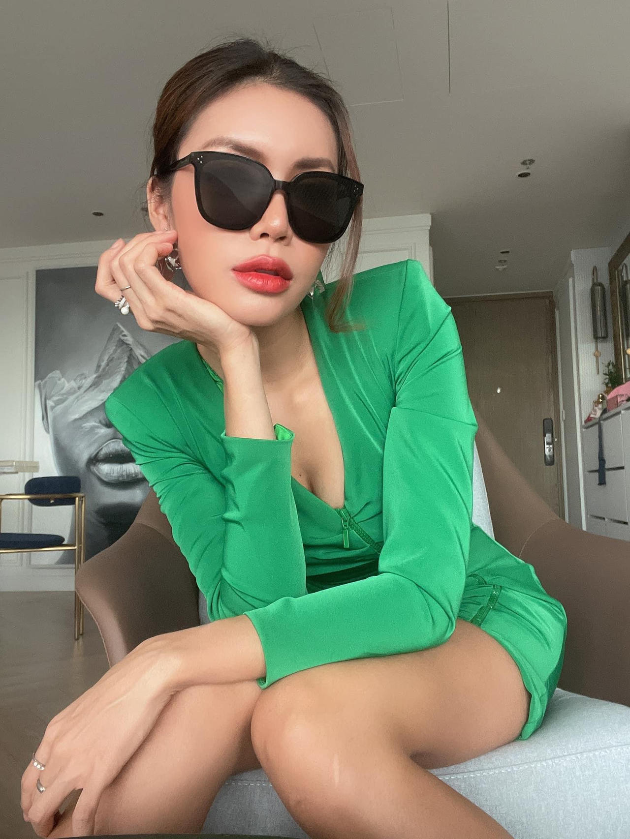 Minh Tú làm bếp, trồng cây, chăm sóc thú cưng mùa dịch