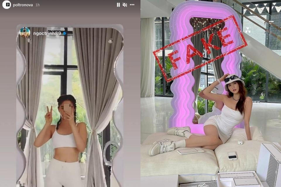 Hãng gương 200 triệu xác nhận Ngọc Trinh dùng hàng chính hãng