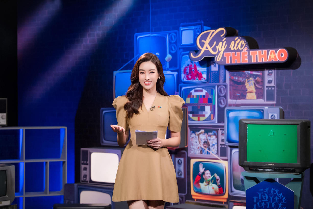 Hoa hậu Đỗ Mỹ Linh trở lại VTV trong vai trò MC thể thao