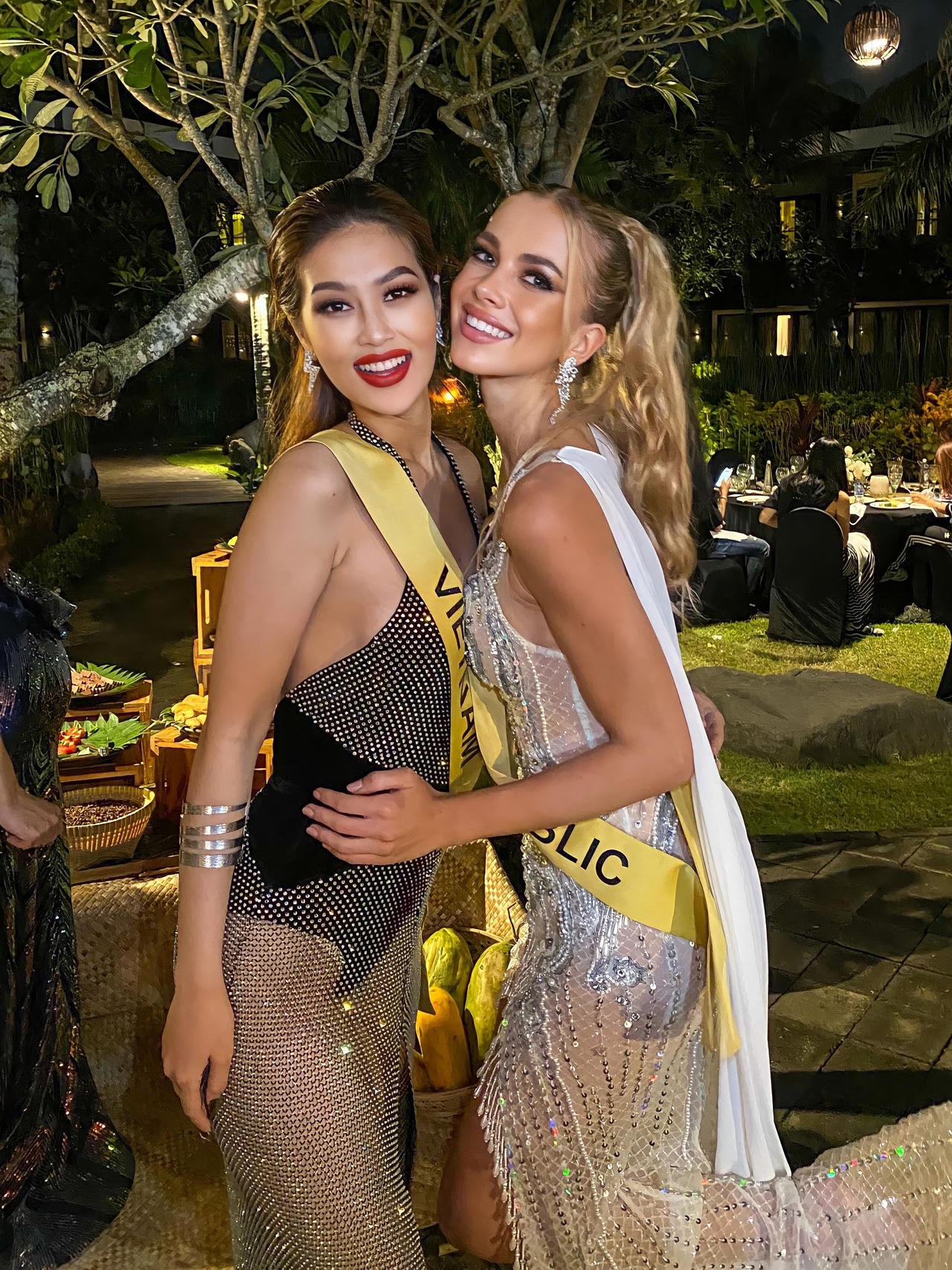 Vương miện của Thiên Ân bị hỏng trước tiệc chào mừng Miss Grand International 2022