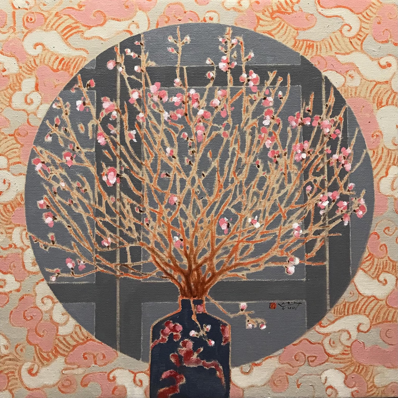 Đắm chìm trong “thế giới” của tranh sơn dầu, sơn mài tại Triển lãm T5 lần thứ IV