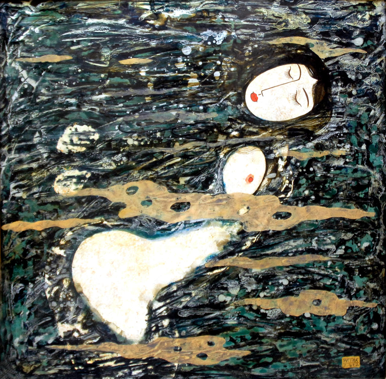 Đắm chìm trong “thế giới” của tranh sơn dầu, sơn mài tại Triển lãm T5 lần thứ IV