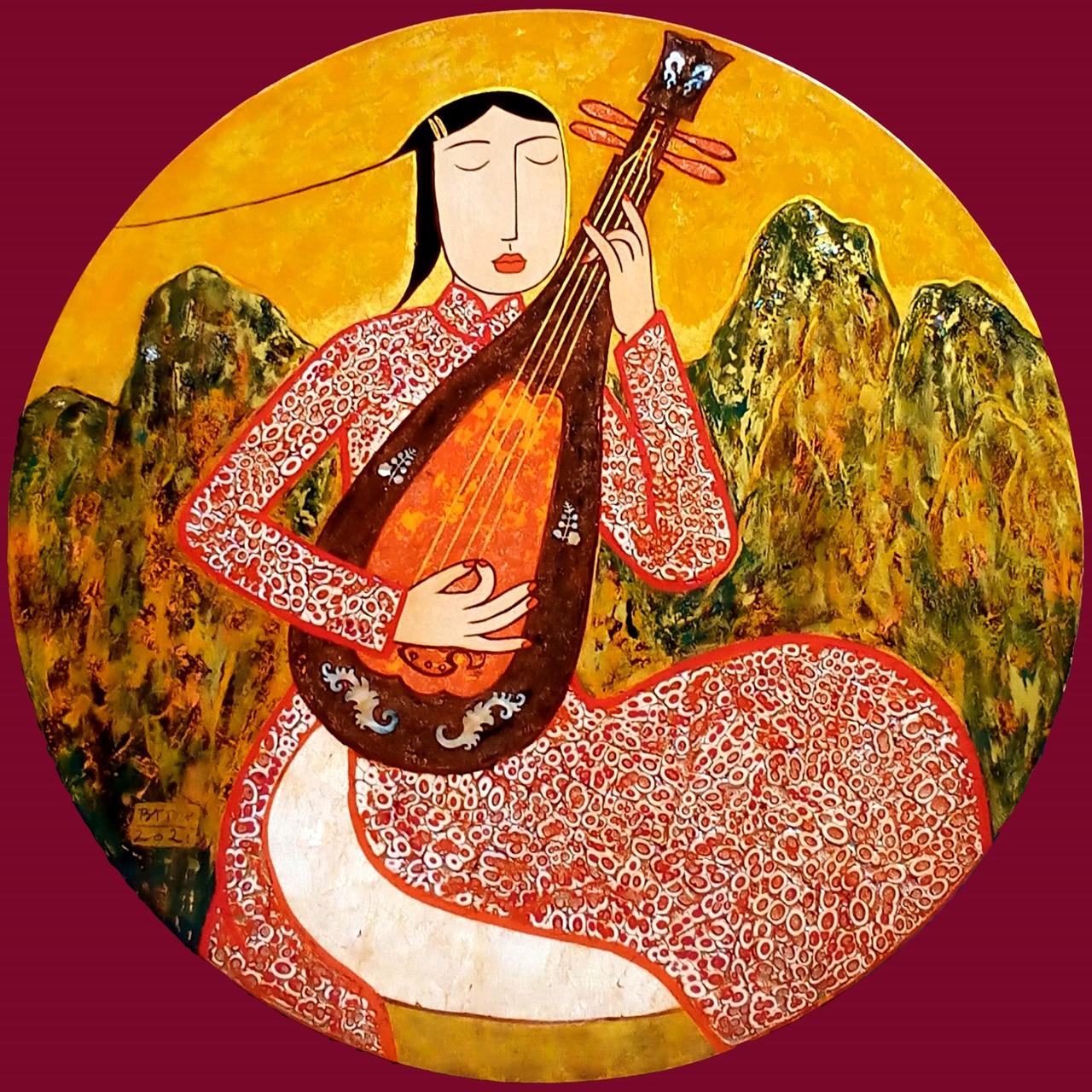 Đắm chìm trong “thế giới” của tranh sơn dầu, sơn mài tại Triển lãm T5 lần thứ IV