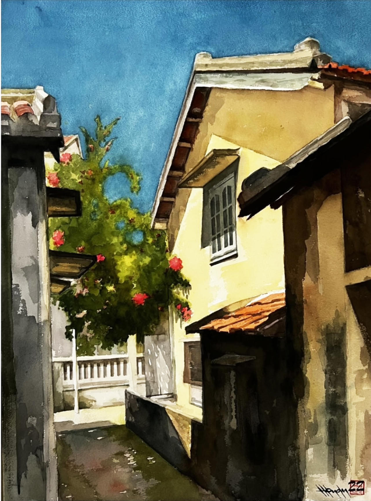 Triển lãm tranh mùa nước của họa sĩ Hồng Quân