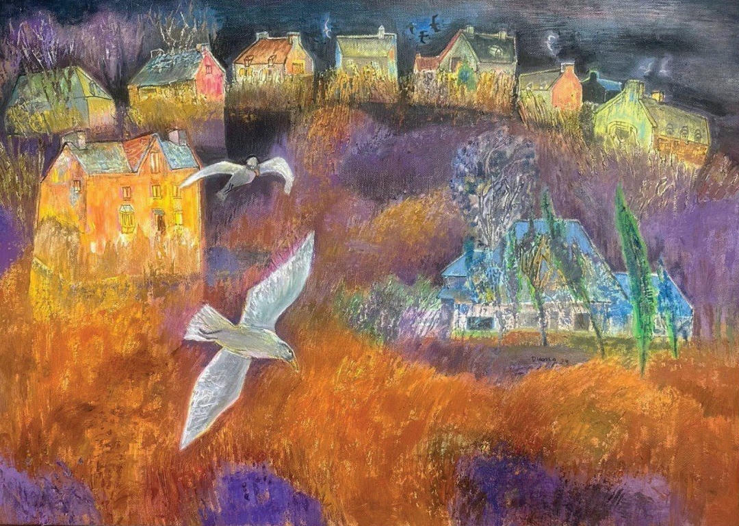 Trưng bày hơn 60 tác phẩm tại triển lãm nhóm 'Rong chơi miền nhớ' 