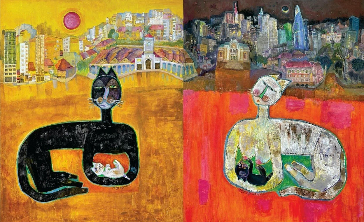 Trưng bày hơn 60 tác phẩm tại triển lãm nhóm 'Rong chơi miền nhớ' 