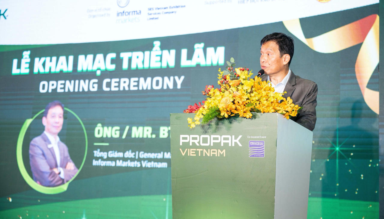 TP HCM: Khai mạc Triển lãm quốc tế lần thứ 16 về công nghệ xử lý, chế biến và đóng gói bao bì
