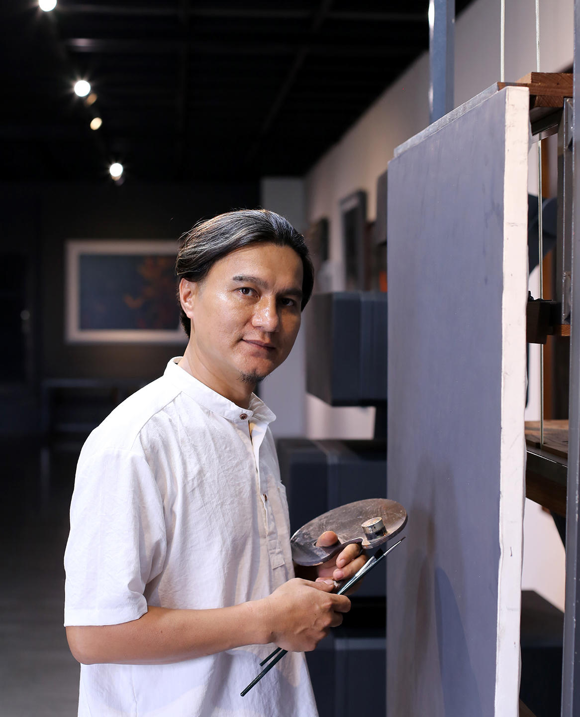 Họa sĩ 8X tổ chức triển lãm tranh “Nghiệm cảnh” 