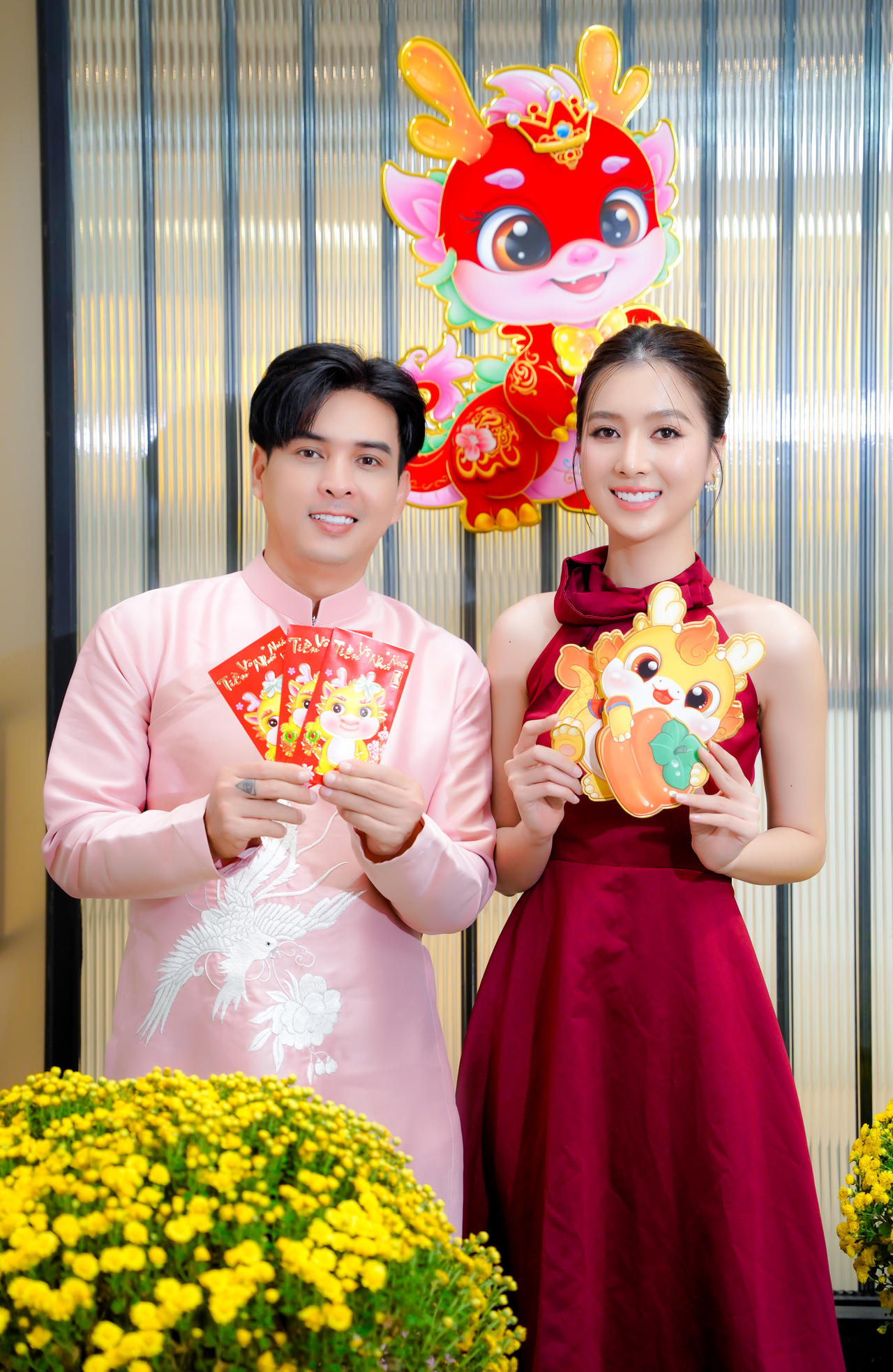 Hồ Quang Hiếu đón Tết đầu tiên bên vợ