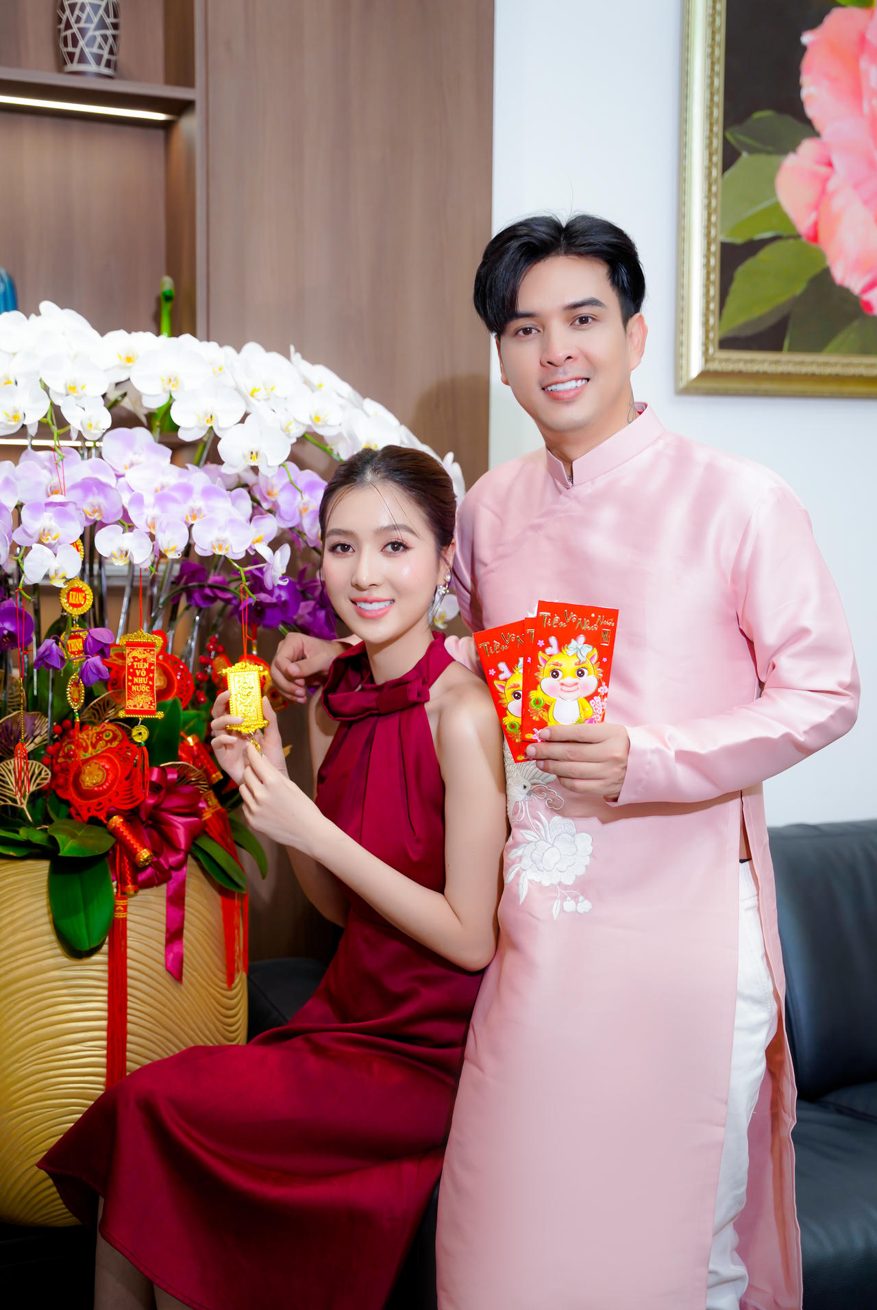 Hồ Quang Hiếu đón Tết đầu tiên bên vợ