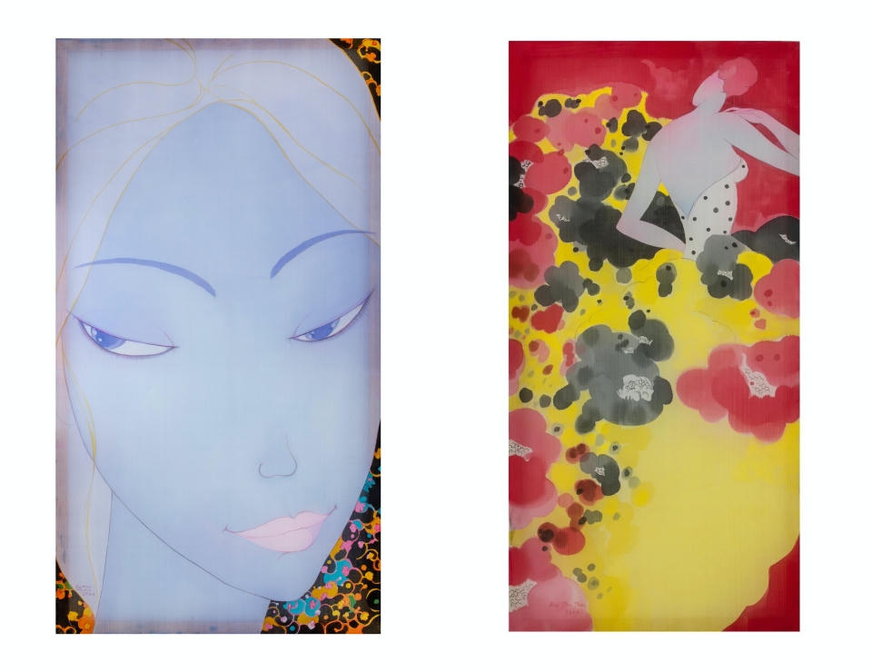 “Đặc sản” tranh lụa của Bùi Tiến Tuấn