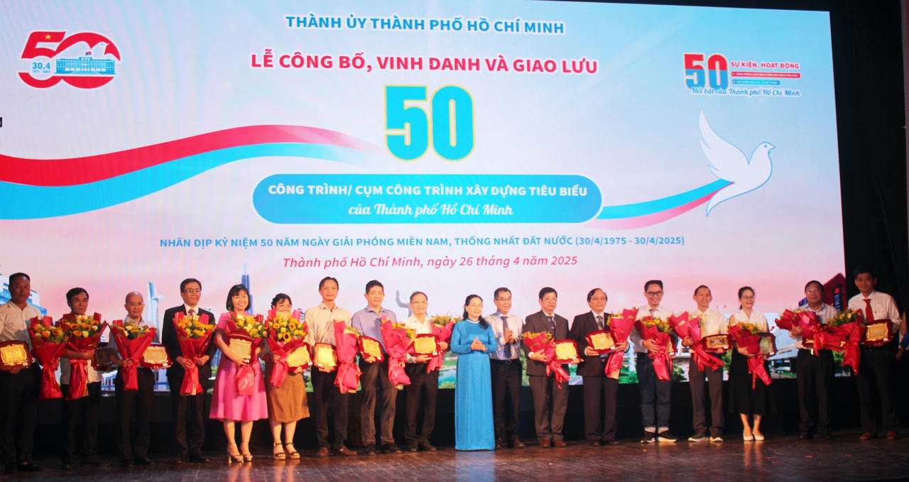 TP HCM vinh danh 50 công trình xây dựng tiêu biểu 