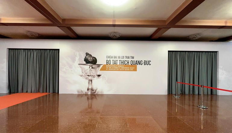 Tạm hoãn chiêm bái xá lợi trái tim Bồ tát Thích Quảng Đức vào ngày 3/5