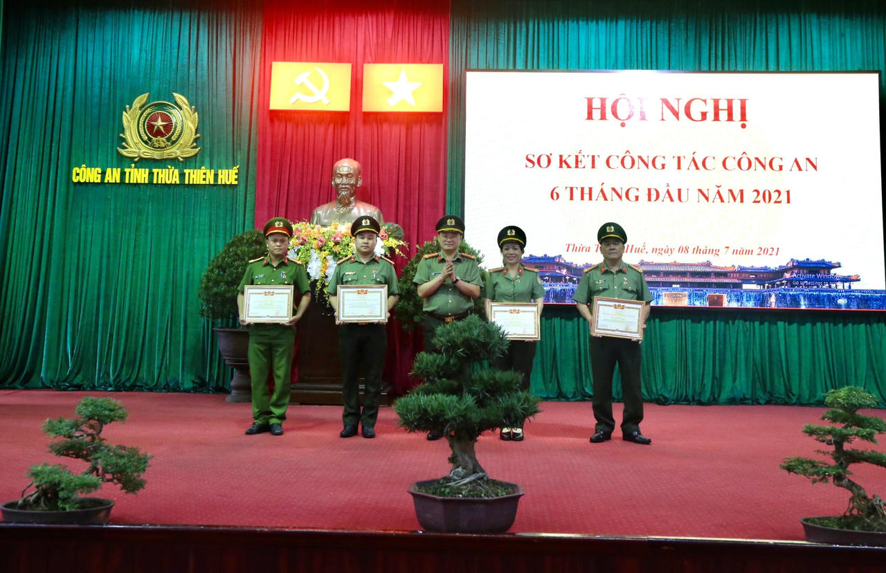 Công an Thừa Thiên Huế sơ kết công tác 6 tháng đầu năm