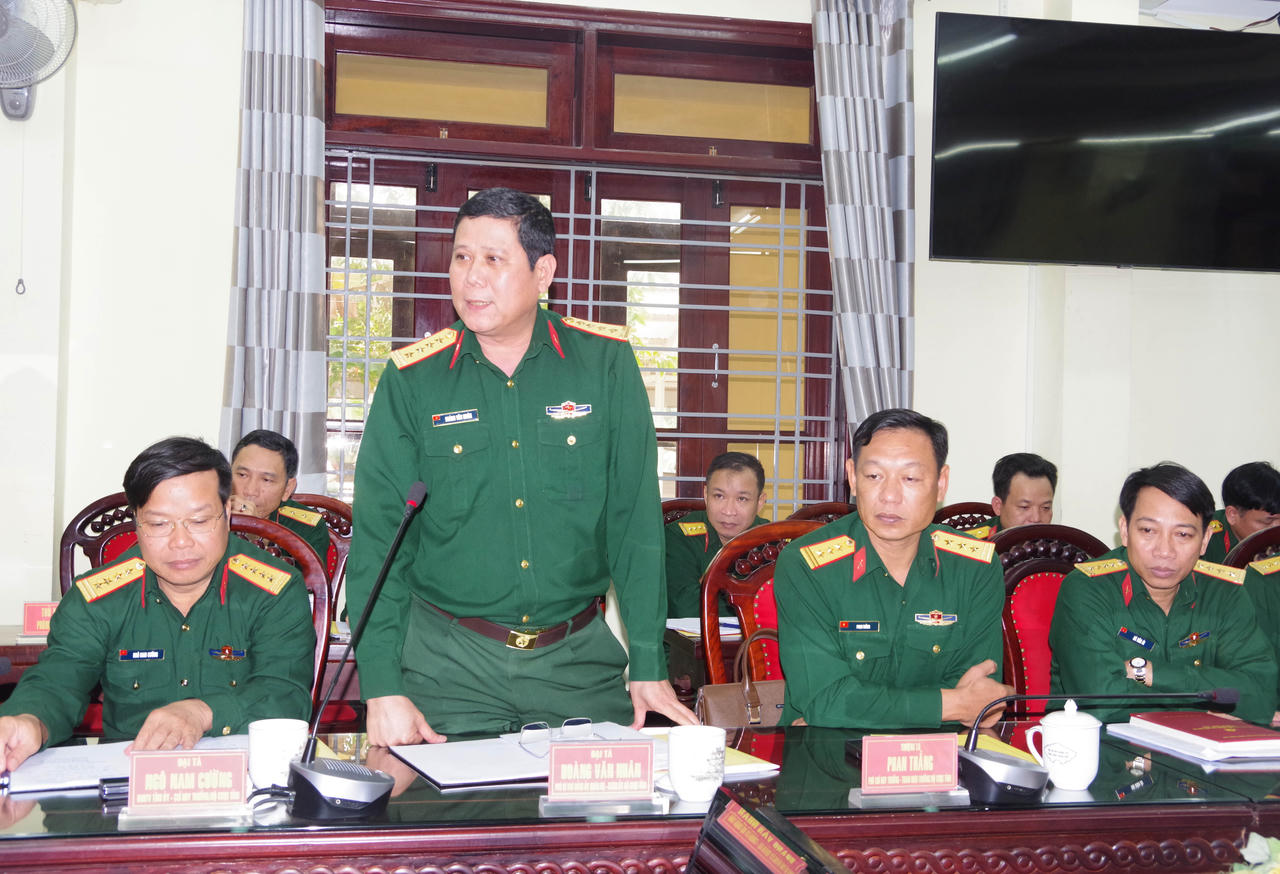 Kiểm tra công tác Đảng, công tác chính trị tại Bộ Chỉ huy Quân sự tỉnh Thừa Thiên Huế