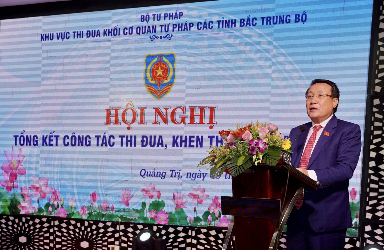 Khối cơ quan Tư pháp các tỉnh Bắc Trung Bộ tổng kết công tác thi đua, khen thưởng năm 2022