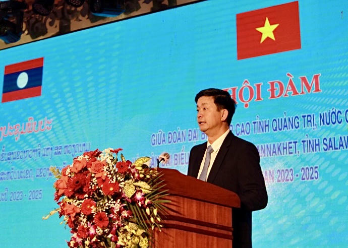 Hội đàm cấp cao 3 tỉnh Quảng Trị - Savanakhet – Salavan: Tăng cường hợp tác toàn diện trên nhiều lĩnh vực