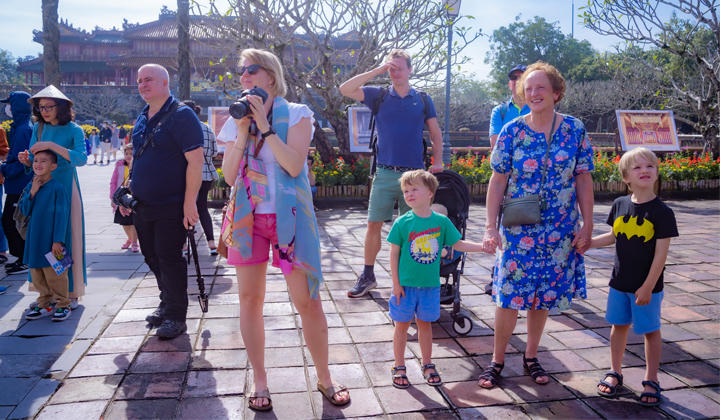 Khách quốc tế đến Thừa Thiên Huế tăng đột biến trong dịp Tết Nguyên đán 2023