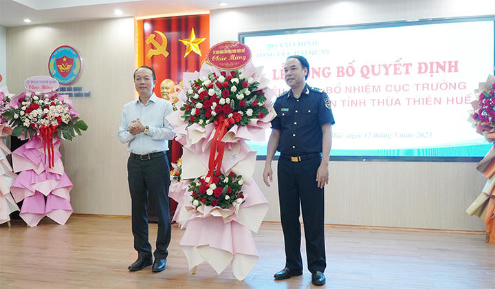 Bổ nhiệm ông Nguyễn Quang Thanh làm Cục trưởng Cục Hải quan Thừa Thiên Huế