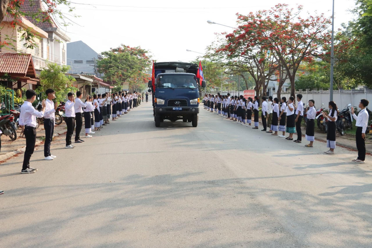 Long trọng tiễn đưa 16 hài cốt liệt sĩ quân tình nguyện Việt Nam về nước
