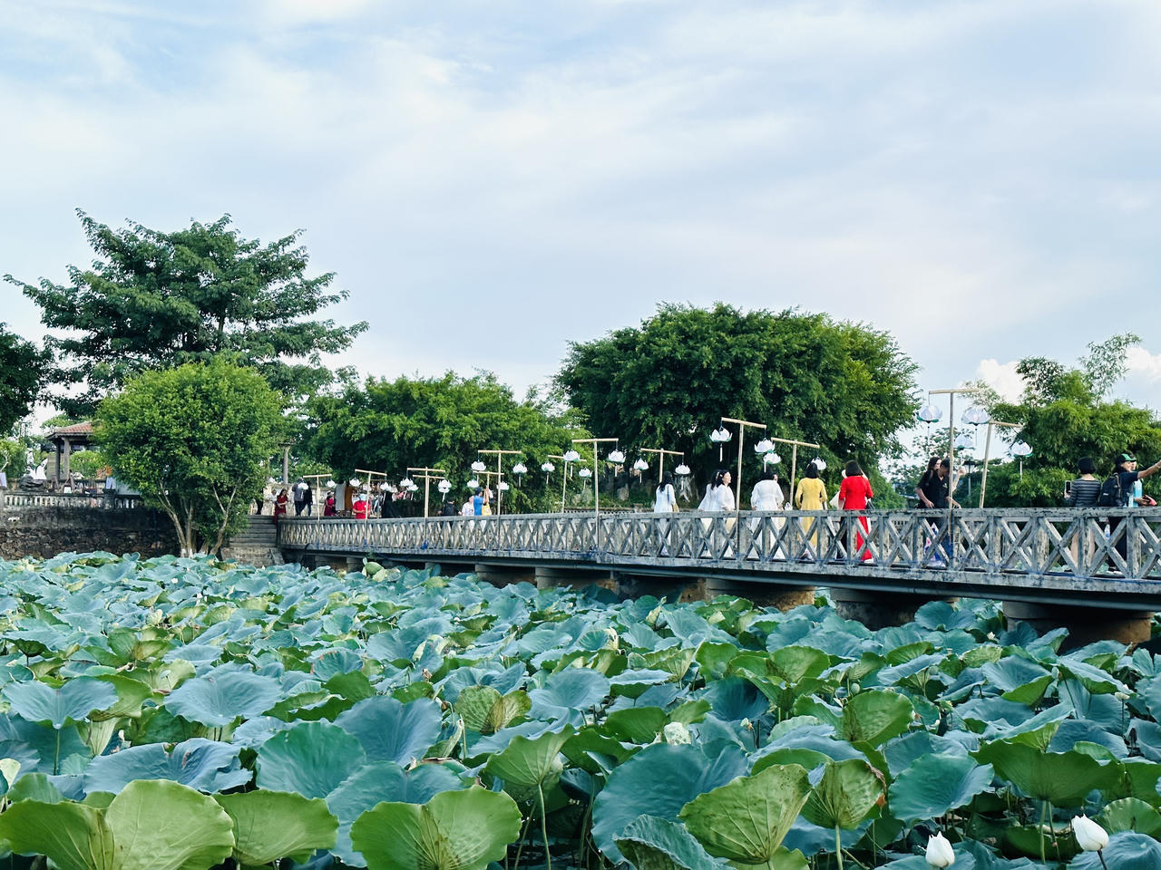 Không gian văn hoá và ẩm thực tại Ngày hội Sen Huế 2023