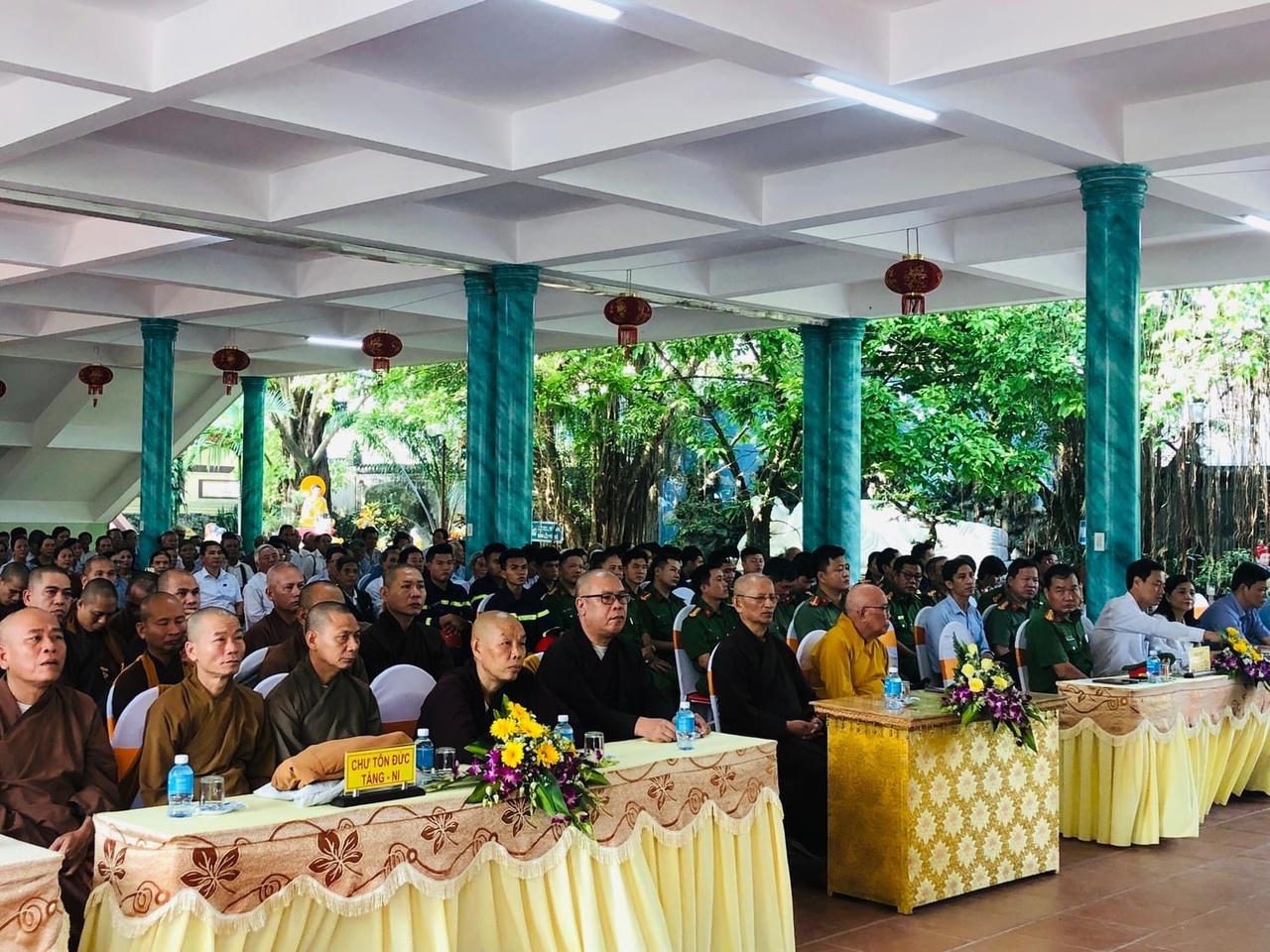 Tuyên truyền phòng cháy chữa cháy cho hơn 500 tăng ni, phật tử