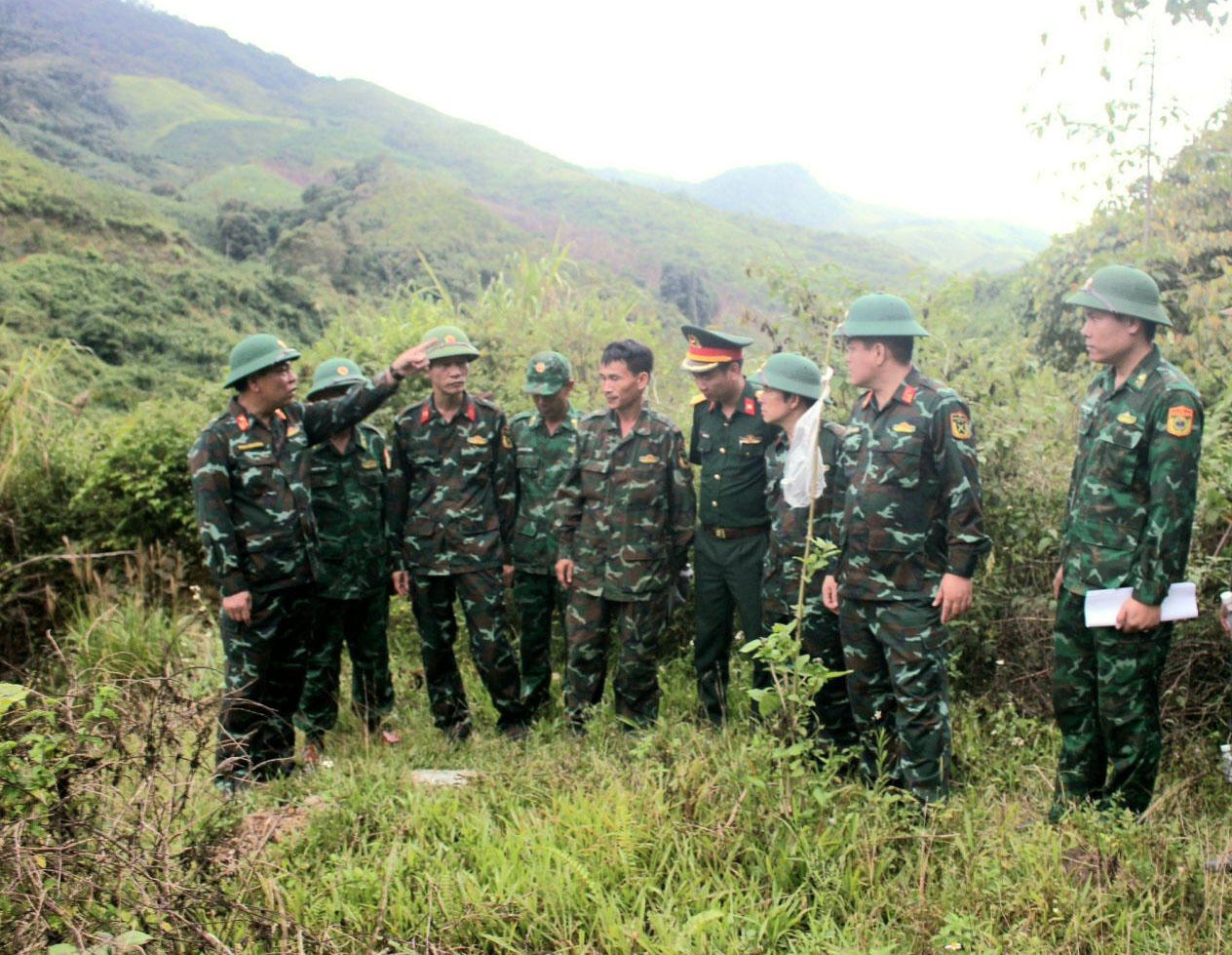 Nghiệm thu khảo sát đường tuần tra biên giới tại Thừa Thiên Huế