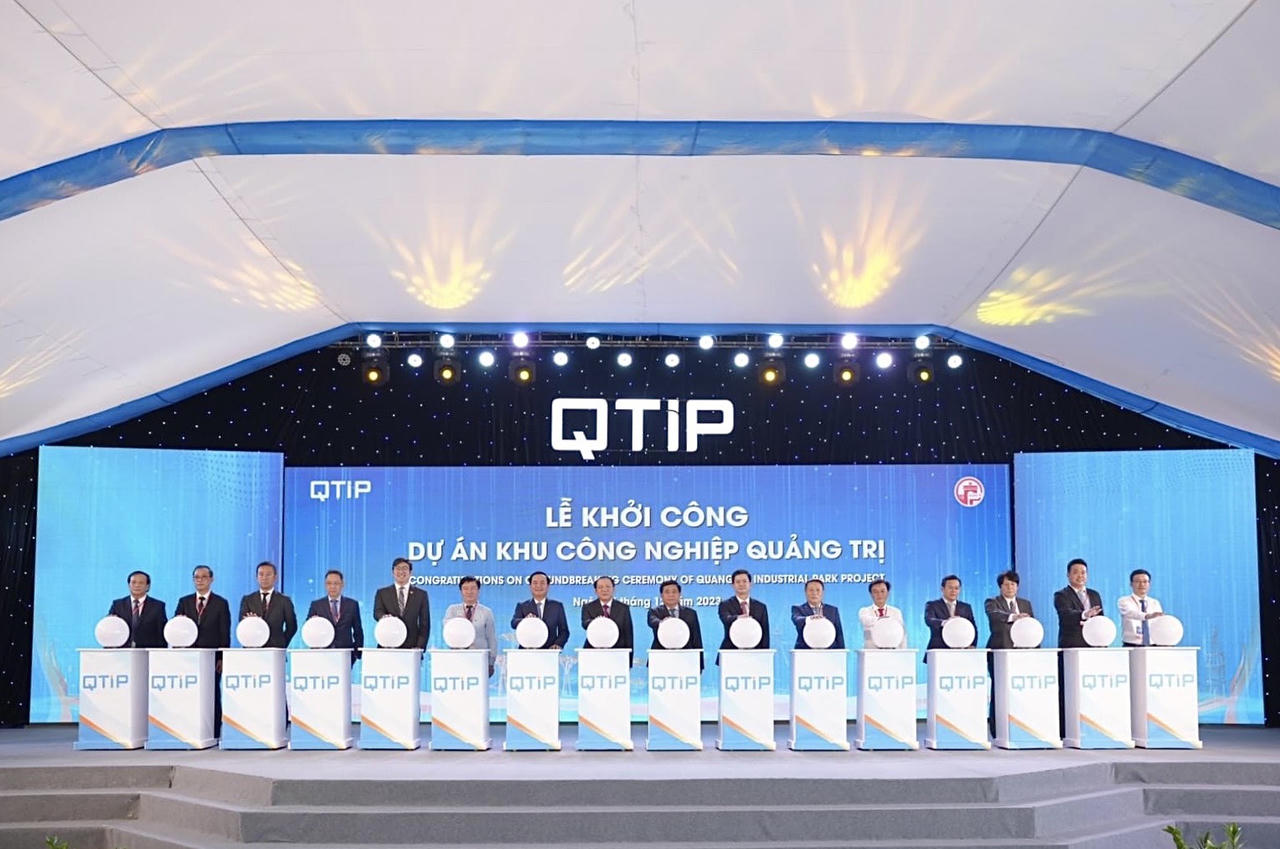 Khởi công dự án Khu công nghiệp với quy mô 481ha tại Quảng Trị