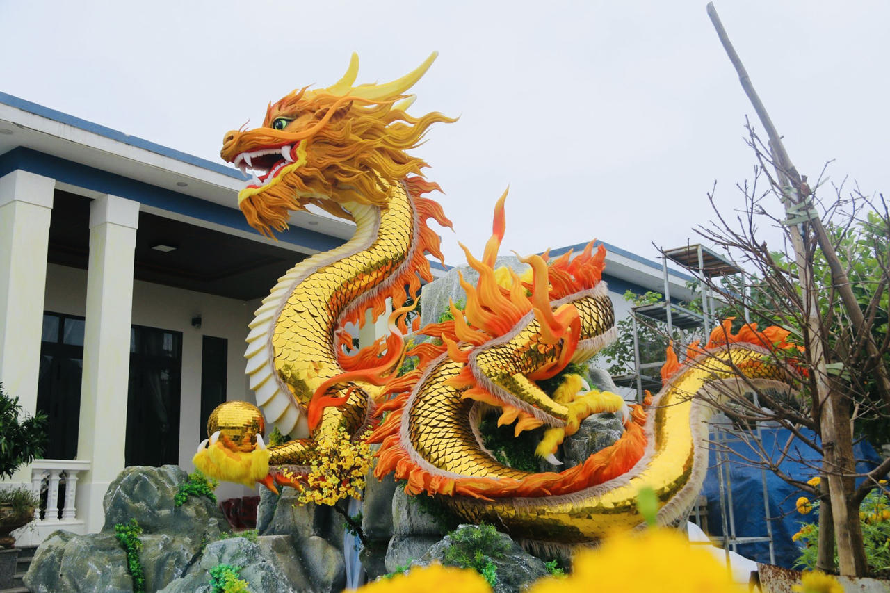 Quảng Trị trình làng linh vật rồng uy nghi, gây ‘sốt’ mạng xã hội