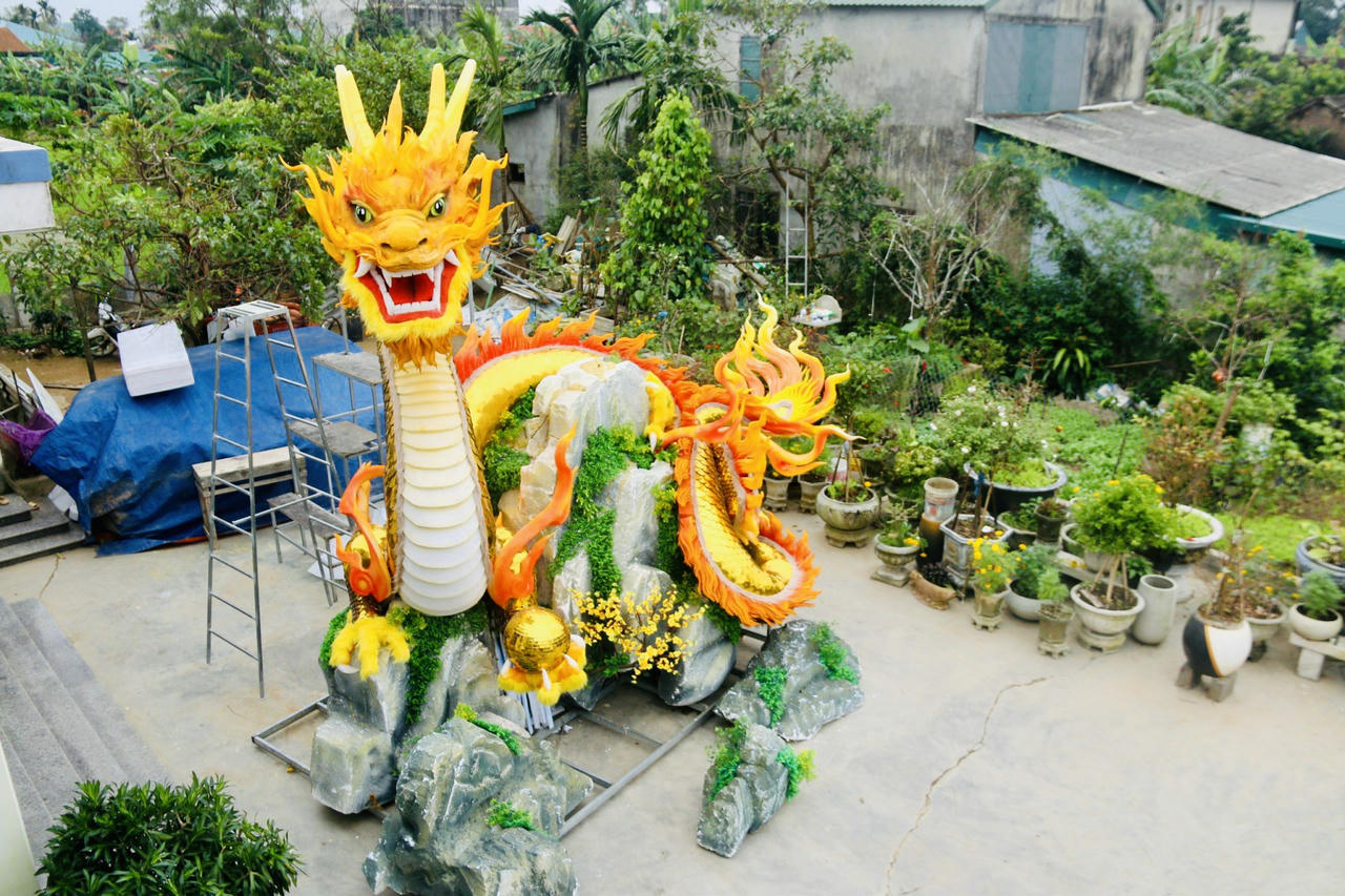Quảng Trị trình làng linh vật rồng uy nghi, gây ‘sốt’ mạng xã hội