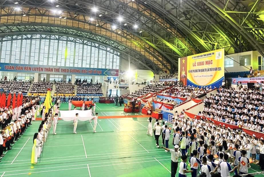 Hơn 3.000 vận động viên tham gia Hội khỏe Phù Đổng tỉnh Quảng Trị