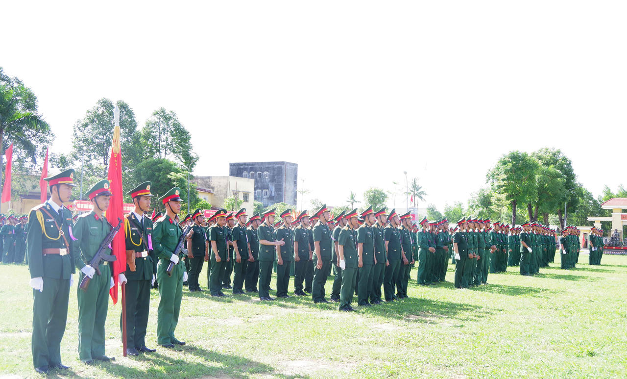 Thừa Thiên Huế tổ chức lễ tuyên thệ cho chiến sĩ mới nhập ngũ năm 2024