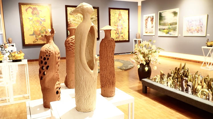 Khai mạc triển lãm Văn hoá Phật giáo - Festival Huế 2024