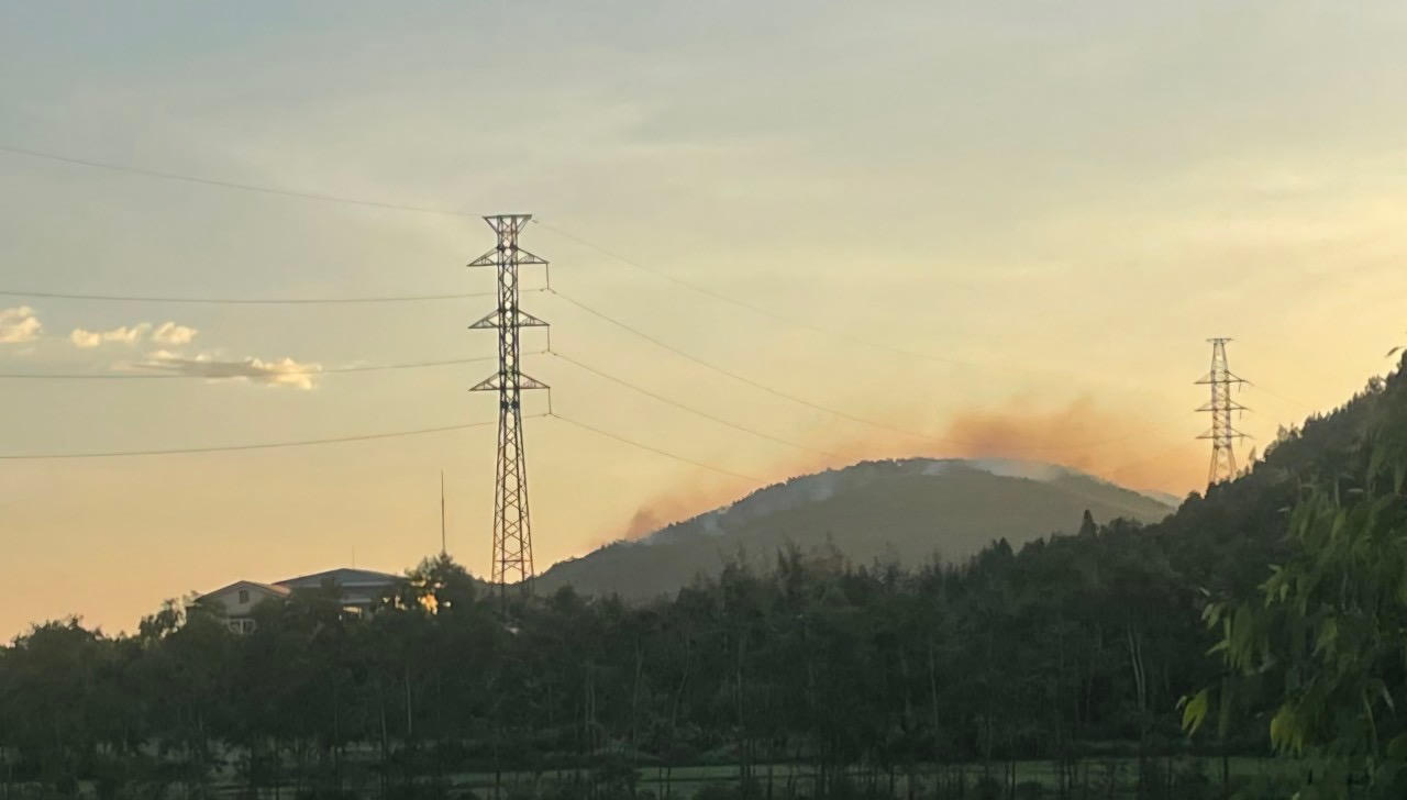 Xuyên đêm cắt đường băng cản lửa, khống chế đám cháy rừng trồng ở Quảng Bình