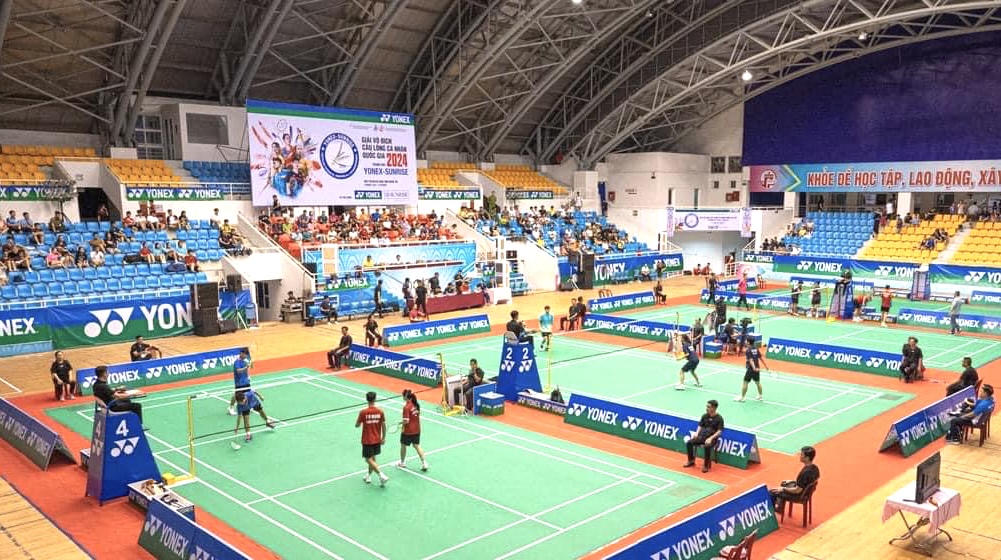 Gần 150 VĐV tham gia Giải vô địch Cầu lông cá nhân quốc gia năm 2024 tại Quảng Trị