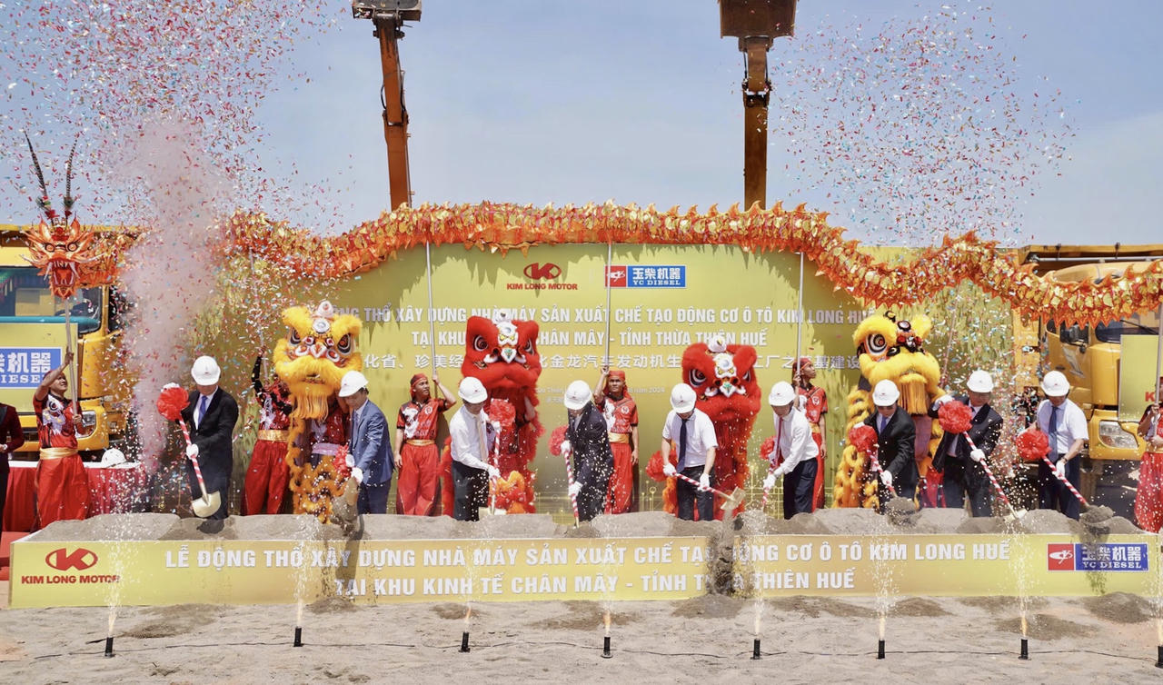 Khởi công nhà máy sản xuất động cơ ô tô trị giá 260 triệu USD ở Thừa Thiên Huế