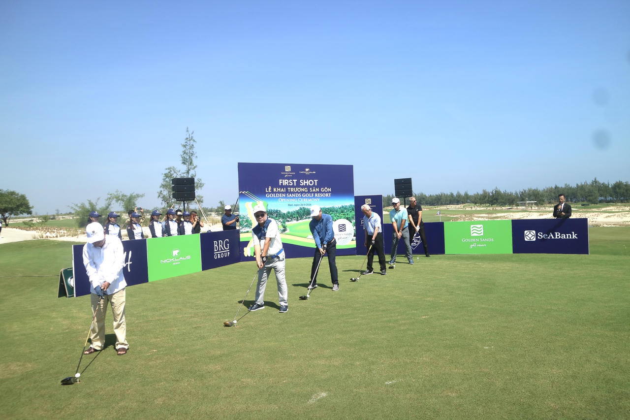 Khai trương sân golf Golden Sands Golf Resort ở Thừa Thiên Huế