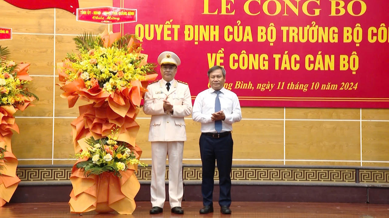 Đại tá Nguyễn Thanh Liêm làm Giám đốc Công an tỉnh Quảng Bình