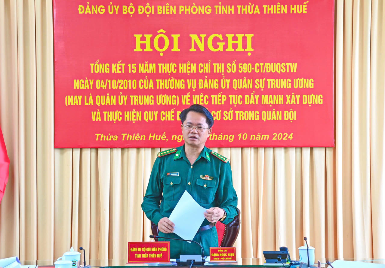 Bộ đội Biên phòng Thừa Thiên Huế thực hiện hiệu quả Quy chế dân chủ cơ sở trong Quân đội