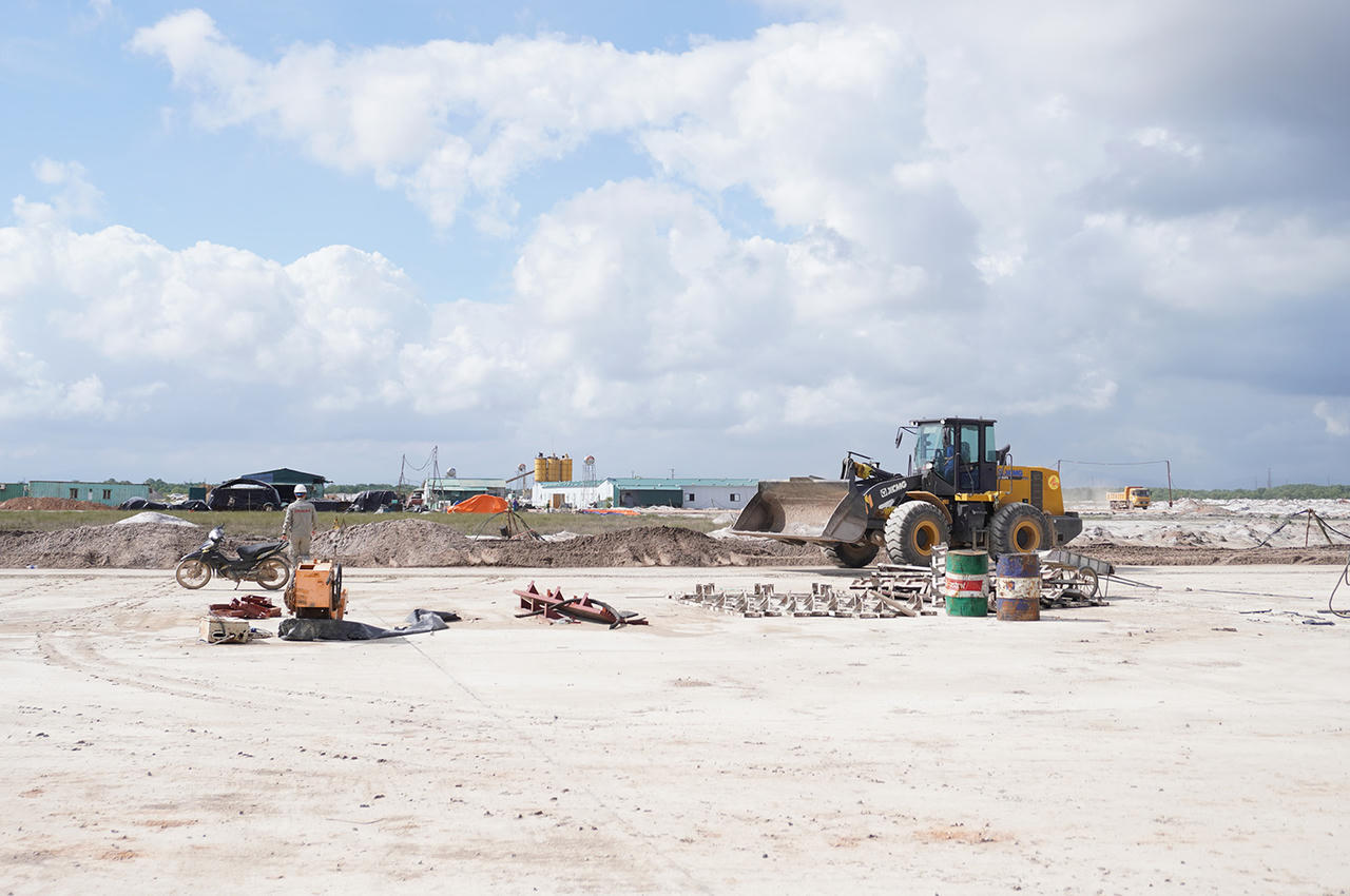 Kiểm tra tiến độ công tác giải phóng mặt bằng dự án Cảng hàng không Quảng Trị