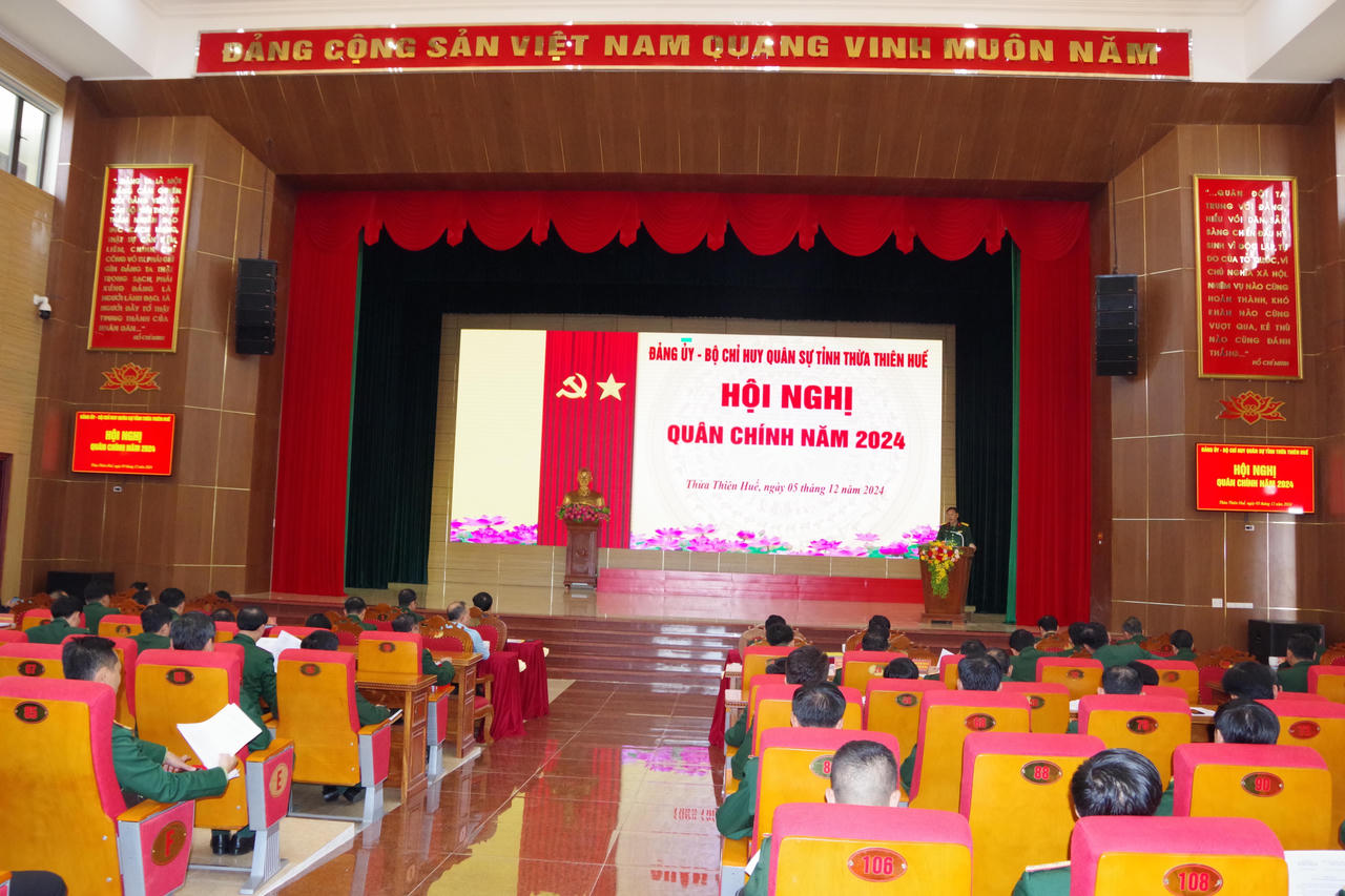 Bộ CHQS tỉnh Thừa Thiên Huế xác định 14 nhiệm vụ trọng tâm trong năm 2025