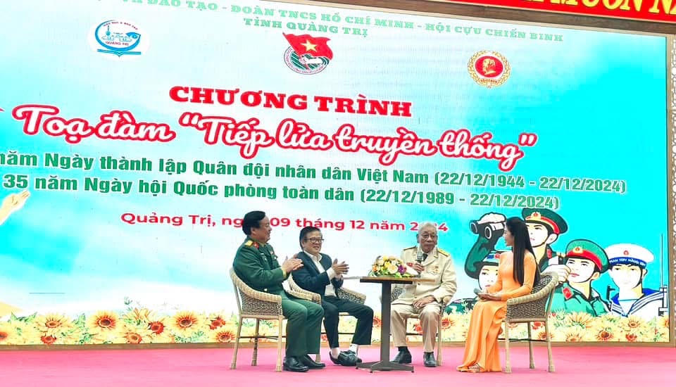 'Tiếp lửa truyền thống' cho thế hệ trẻ Quảng Trị