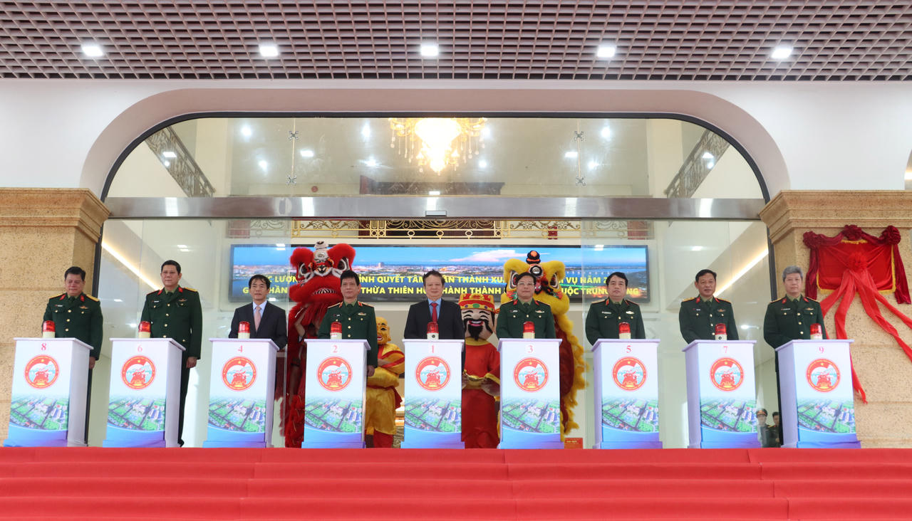 Khánh thành dự án Doanh trại Bộ Chỉ huy Quân sự tỉnh Thừa Thiên Huế