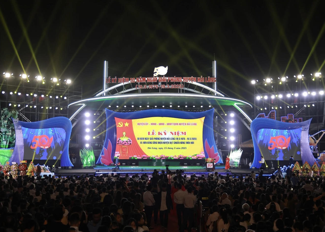 Long trọng kỷ niệm 50 năm Ngày giải phóng huyện Hải Lăng 