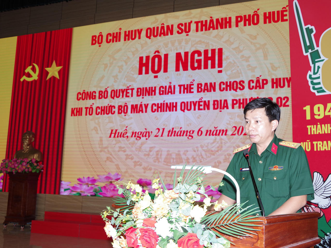 TP Huế giải thể Ban CHQS cấp huyện