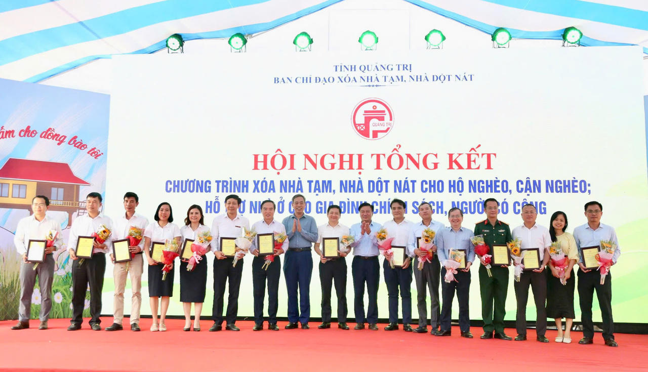 Quảng Trị hoàn thành xóa nhà tạm, hỗ trợ nhà ở cho người có công và hộ nghèo